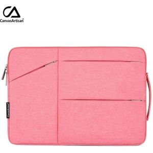 Canvasartisan computertaske computertaske / laptoptaske pink 14 tommer