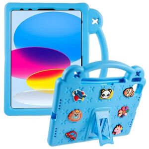 A-One Brand iPad 10.9 (2022) Shell EVA Kickstand Stødsikker - Lyseblå