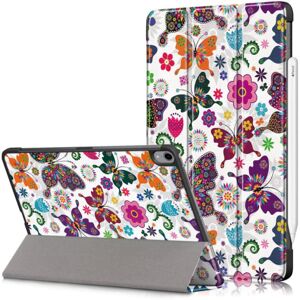 A-One Brand Etui til iPad Air 4 10.9 (2020) - Sommerfugle og blomster