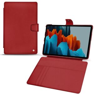 Noreve Funda de piel Samsung Galaxy Tab S7+ Perpétuelle Rouge