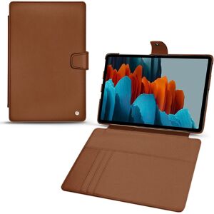 Noreve Funda de piel Samsung Galaxy Tab S7+ Perpétuelle Marron