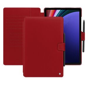 Noreve Funda de piel Samsung Galaxy Tab S9+ Perpétuelle Rouge