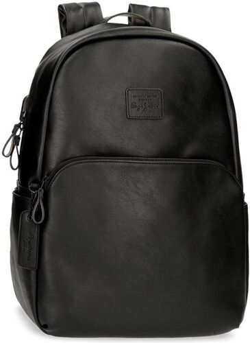 PEPE JEANS Maleta de Portátil PEPE JEANS Vegan Negro 15.6" (32x44x15cm)