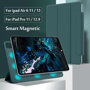 Lilaofei Étuis intelligents magnetiques pour iPad  coque pour iPad Pro 11 2024  Air 6 13 Pro 12.9  4e
