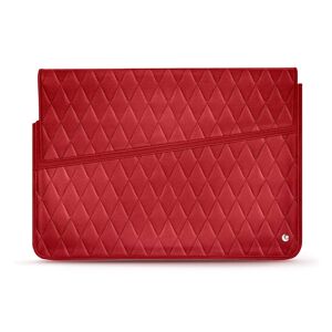 Noreve Housse cuir pour ordinateur portable 15' Tentation Tropezienne Couture Rouge troupelenc - Couture
