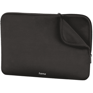 Hama Laptophulle Neoprene Kunstfaser Schwarz Bis 3 Nuovo