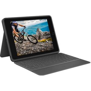 Logitech Rugged Folio Grafite USB tipo-C QWERTY Danese, Finlandese, Norvegese, Svedese (920-009318)