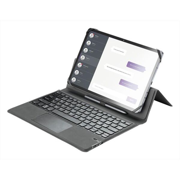cellular line custodia keyboardcasetabk per tablet fino a 11’’-nero