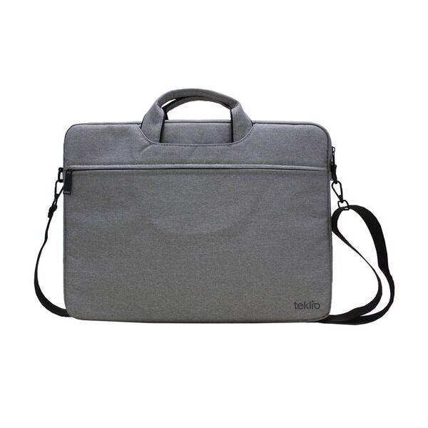 teklio yub156g borsa per laptop 40,6 cm (16'') valigetta ventiquattrore grigi