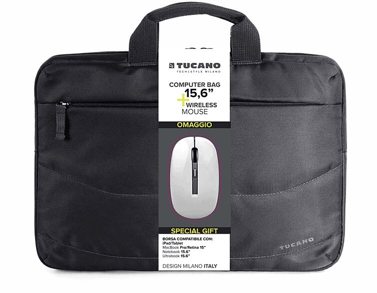 Tucano BORSA NOTEBOOK  BUNDLE BAG+MOUSE WIRELESS