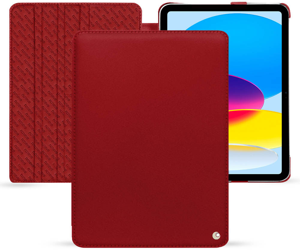 Noreve Custodia in pelle Apple iPad (2022) Perpétuelle Rouge