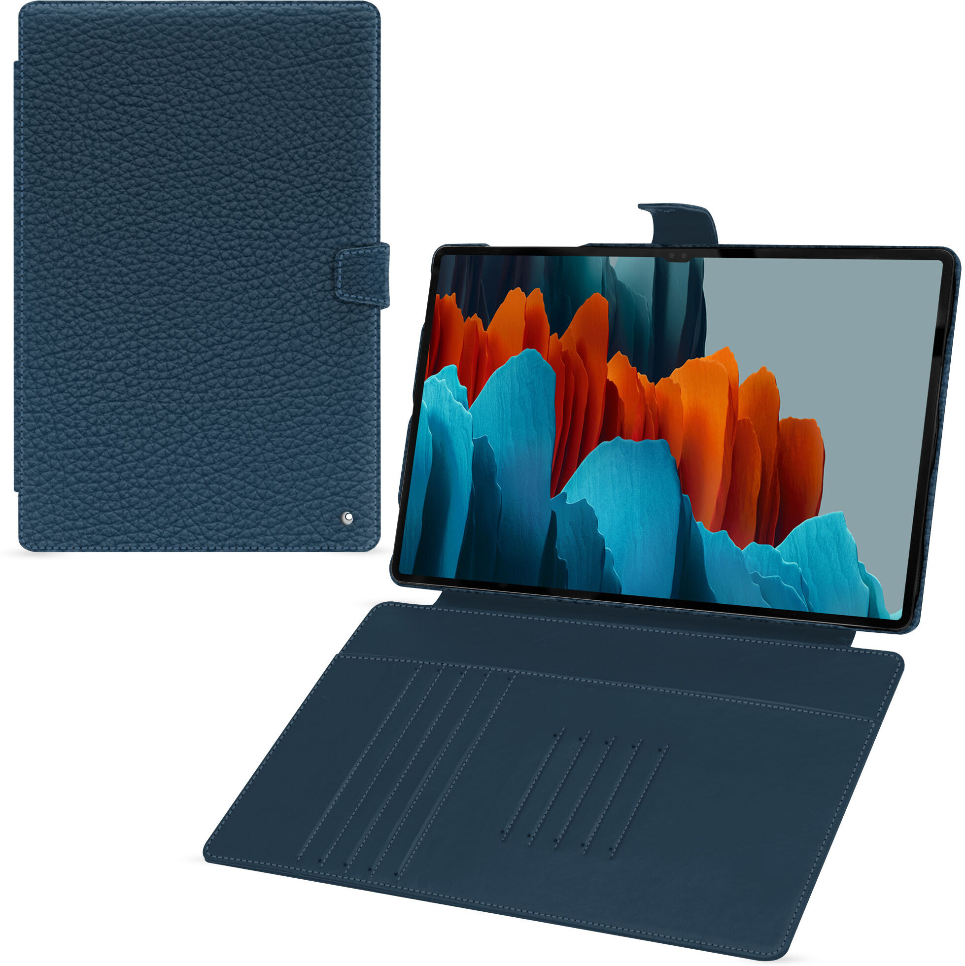 Noreve Custodia in pelle Samsung Galaxy Tab S9 Ultra Ambition Indigo