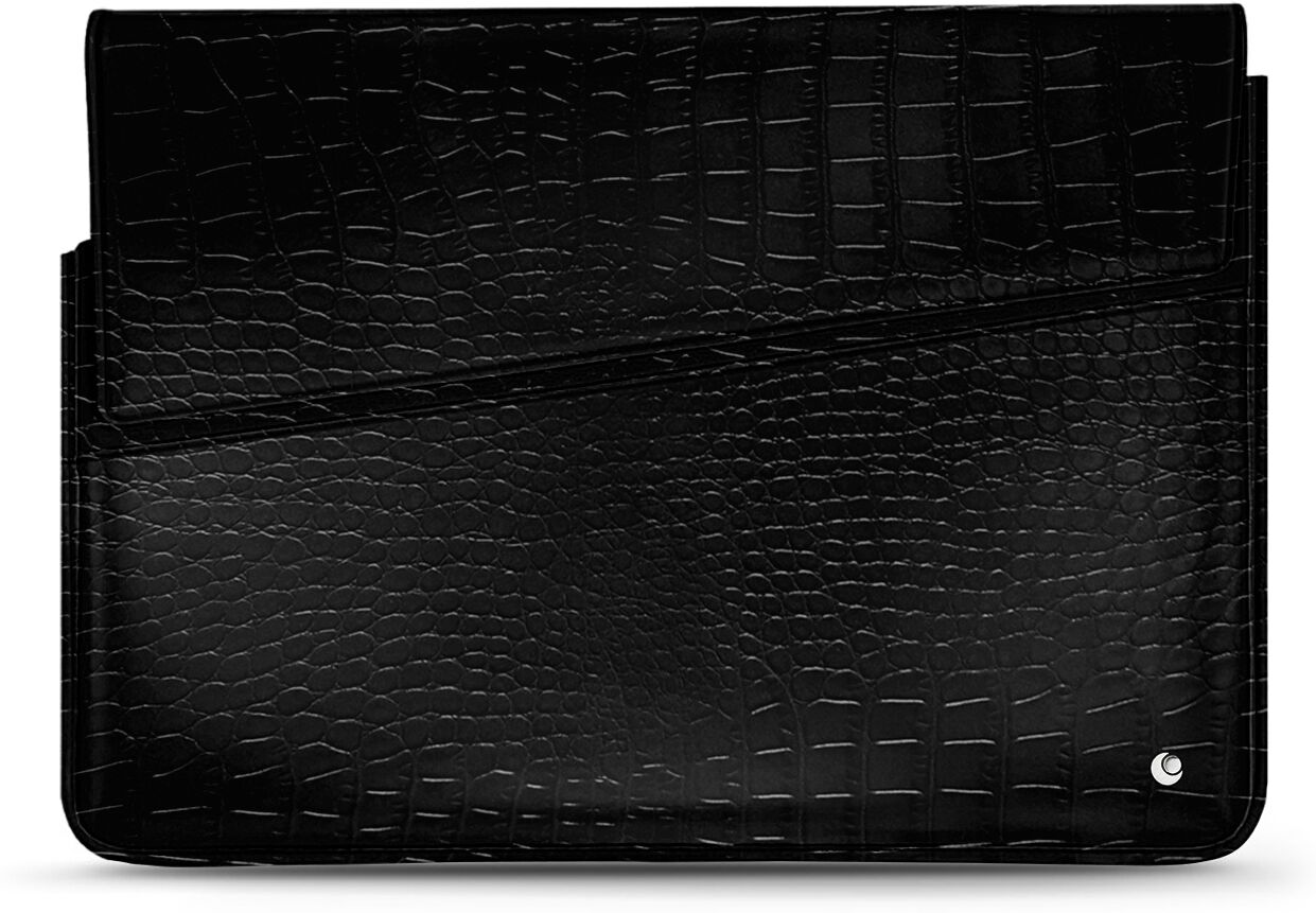 Noreve Custodia in pelle per computer portatile 15' Horizon Crocodile nero