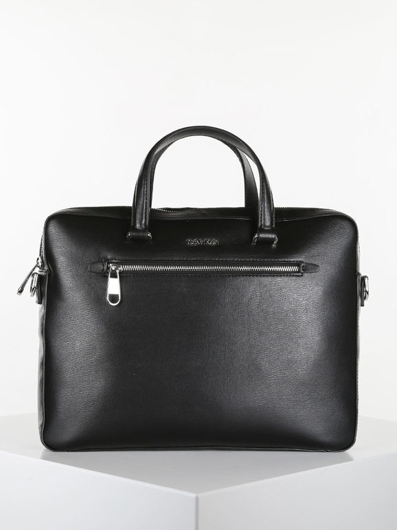 Calvin Klein MINIMALISM SLIM Borsa porta pc da lavoro Porta PC unisex Nero taglia Unica