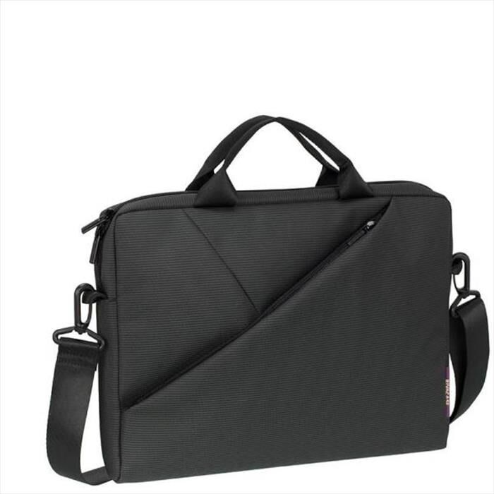 RIVACASE Borsa Compatta-grigio/poliestere