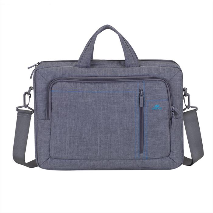 RIVACASE 7530 Borsa Di Tela Con Tracolla Per Notebook 15-grigio