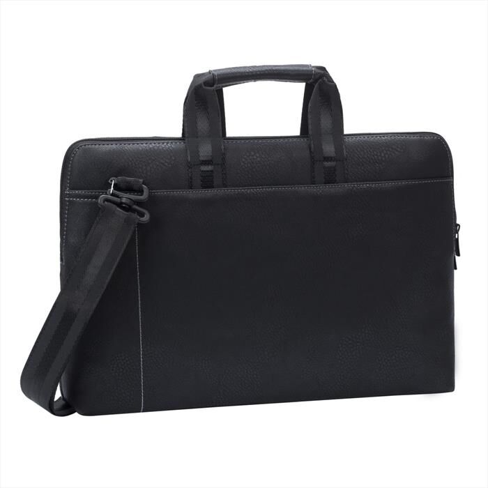 RIVACASE 8930 Borsa Slim Per Notebook Da 15,6" Nero-nero