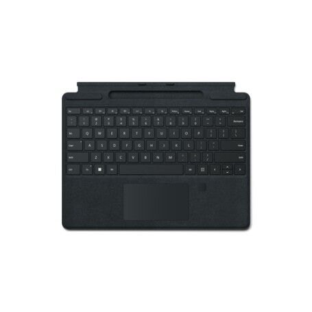 Surface Pro Signature Keyboard with Fingerprint Reader Nero Microsoft Cover port QWERTY Inglese (8XG-00007)
