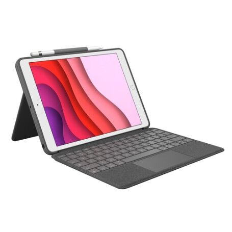Logitech Combo Touch for iPad (7th, 8th, and 9th generation) Grafite Smart Connector QWERTY Nordic (920-009628)