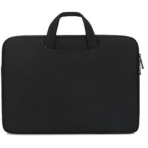 Case2go Laptoptas 14 inch Laptophoes & Laptop Sleeve met handvat en opbergvak Zwart