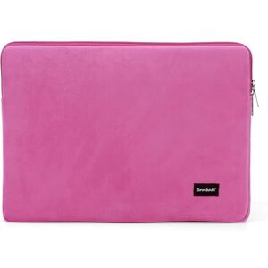 Bombata Universele Velvet Laptophoes Sleeve 13 inch / 14 inch Fuchsia Roze