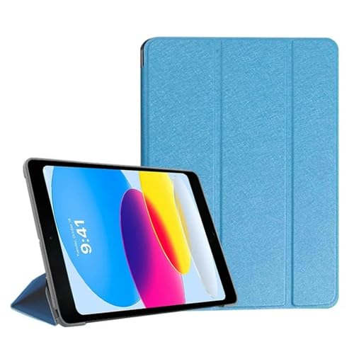 CBLdF Ipad Case Cover For Ipad Air 1 2 Air 3 10 5 Case Ipad 5th 6th 7th 8th 9th Gen Case Ipad 10 9 2022 Pro 11 9 7 Case-silk Blue-ipad 10th 10 9