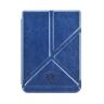 Dutch Shield Origami Sleepcover Geschikt voor Tolino Shine 4 Hoes Marine Blauw Tolino Shine 4