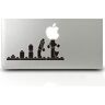 Artstickers . Notebook sticker voor MacBook Pro Air Mac laptop, zwart, Gift Spilart, geregistreerd handelsmerk