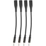 Annadue 4 Stuks Laptop Voedingsadapterkabel, DC 7,4x5,0 Mm Naar 4,5x3,0 Mm Adapterkabel voor Dell Laptop Voedingsadapter