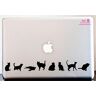 Artstickers . Notebook sticker voor MacBook Pro Air Mac laptop, zwart, cadeau-idee van Spilart, geregistreerd handelsmerk