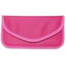 HQWCFF Faraday Bag Faraday-tassen, Faraday-sleutelhangerbeschermer voor laptops, telefoons, tablets en autosleutels, Faraday-tas voor antidiefstal en anti-tracking, (Color : Rose, Size : 20cmx10cm)