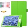 QYiiD QYiD Case voor voor Microsoft Surface Pro 7, Surface Pro 6, Surface Pro 5, Surface Pro 4, Pro 3, Slim Folding PU Leather Cover voor Microsoft Surface Pro 12.9 Inches, Groen