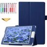 QYiiD QYiD Case voor voor Microsoft Surface Pro 7, Surface Pro 6, Surface Pro 5, Surface Pro 4, Pro 3, Slim Folding PU Leather Cover voor Microsoft Surface Pro 12.9 Inches, Blauw