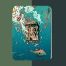 WunM Studio hoesje voor Clear Kindle 10e generatie (2019), Slim Fit Hard Kindle Case met antislip TPU Bumper voor 6 inch Kindle 10e Gen 2019/Enge onderkant van de zeevis, kleur, Kindle 10e Gen 2019