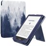 MoKo Case for 6.8" Kindle Paperwhite (11th Generation-2021) and Kindle Paperwhite Signature Edition, Slim PU Shell Cover Case with Auto-Wake/Sleep for Kindle Paperwhite 2021 E-Reader, Gray Forest