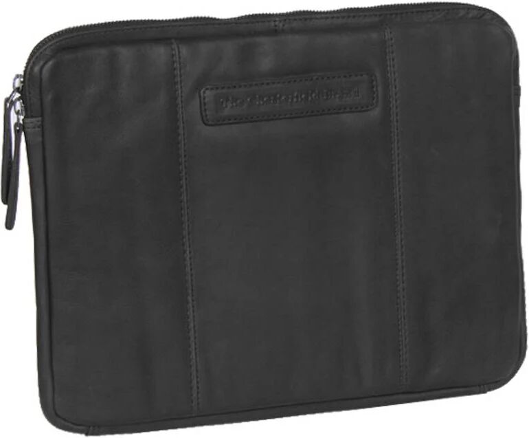 Chesterfield Ray lederen laptop sleeve hoes zwart voor 13 inch laptops