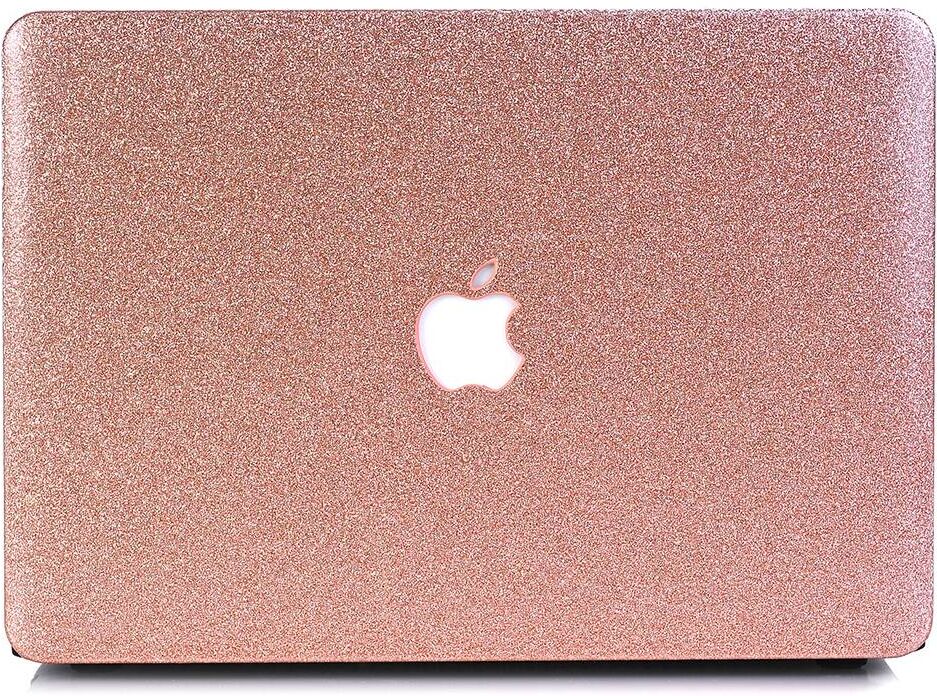 Lunso cover hoes glitter roze voor de MacBook Air 13 inch (2010-2017)