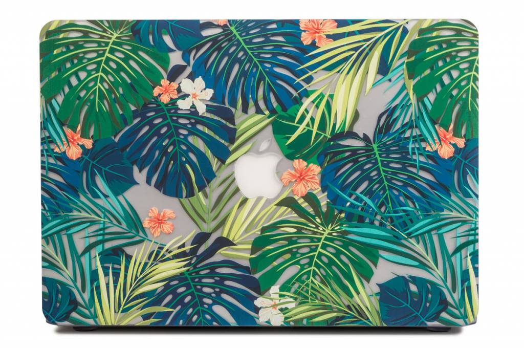 Lunso cover hoes Tropical leaves voor de MacBook Pro 15 inch (2016-2020)