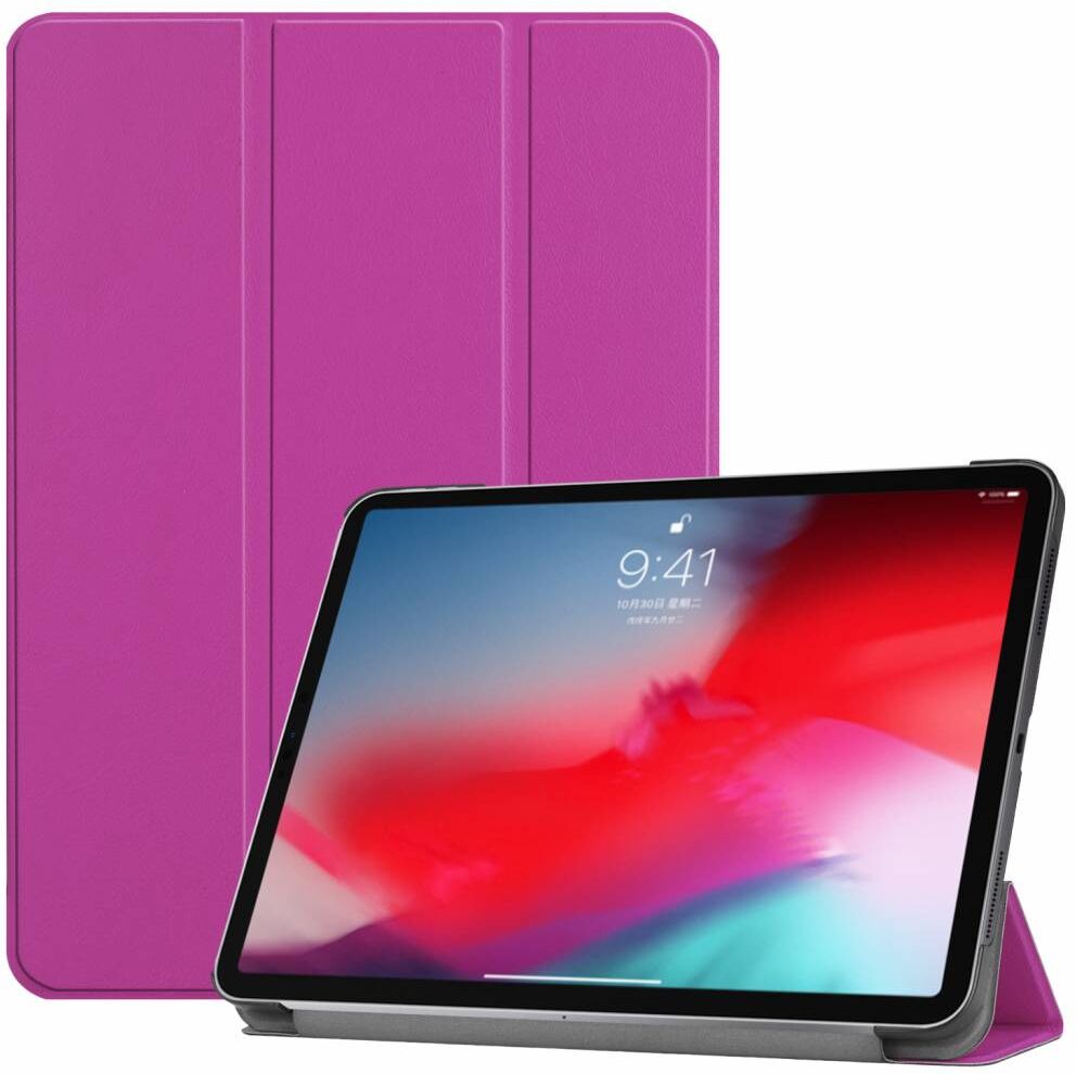 CasualCases 3-Vouw sleepcover hoes paars voor de iPad Pro 11 inch (2018-2019)