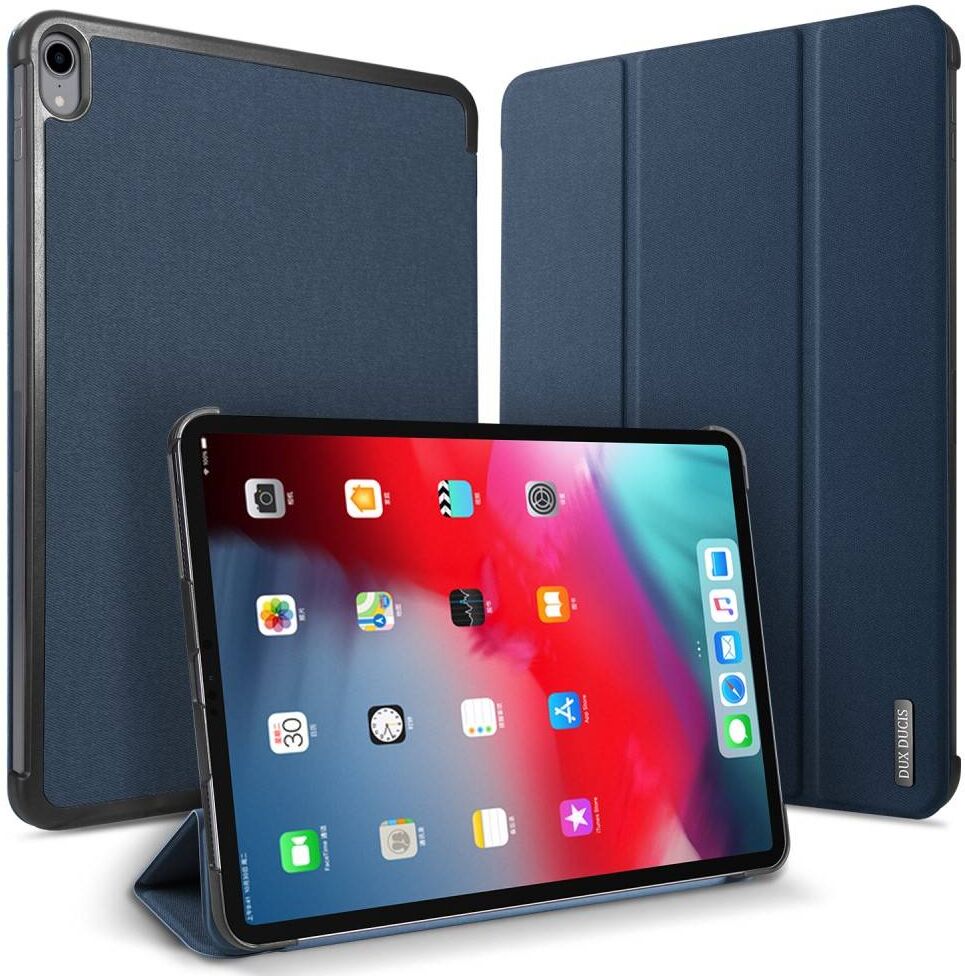 Dux Ducis Domo Serie folio sleepcover hoes blauw voor de iPad Pro 11 inch (2018-2019)