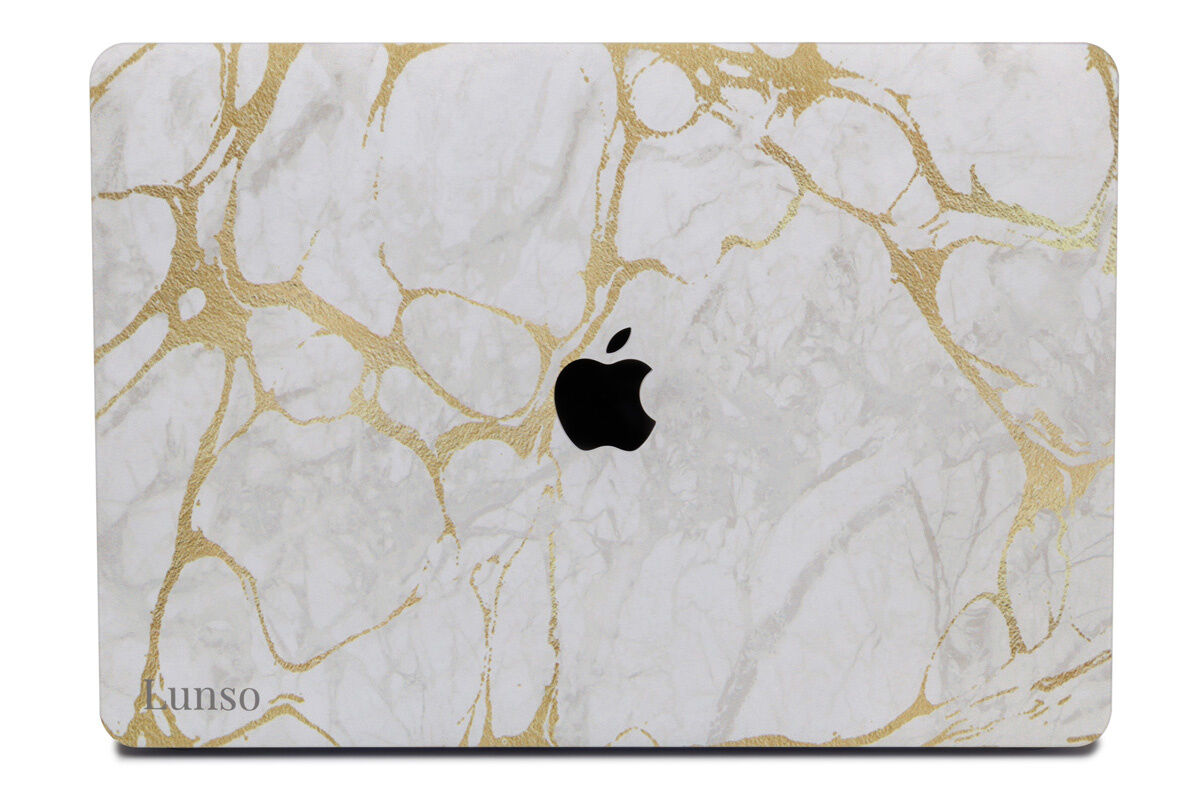 Lunso Marble Stella cover hoes voor de MacBook Air 13 inch (2018-2019)