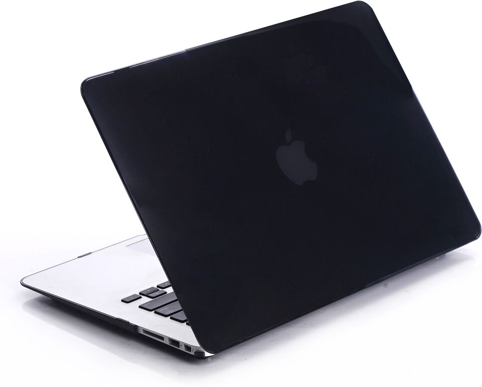 Lunso Glanzende cover hoes Zwart voor de MacBook Air 11 inch