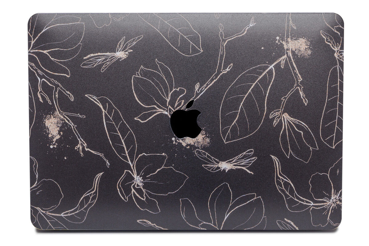 Lunso Dragonfly Black cover hoes voor de MacBook Pro 13 inch (2016-2019)