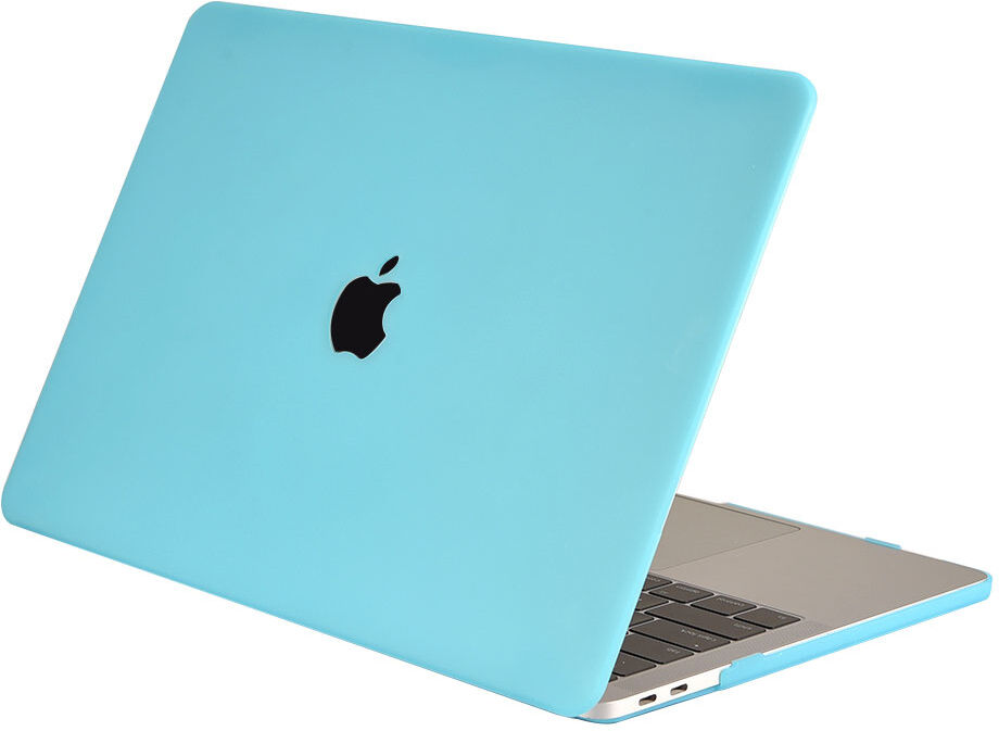 Lunso Cover hoes Mat Lichtblauw voor de MacBook Air 13 inch (2018-2019)