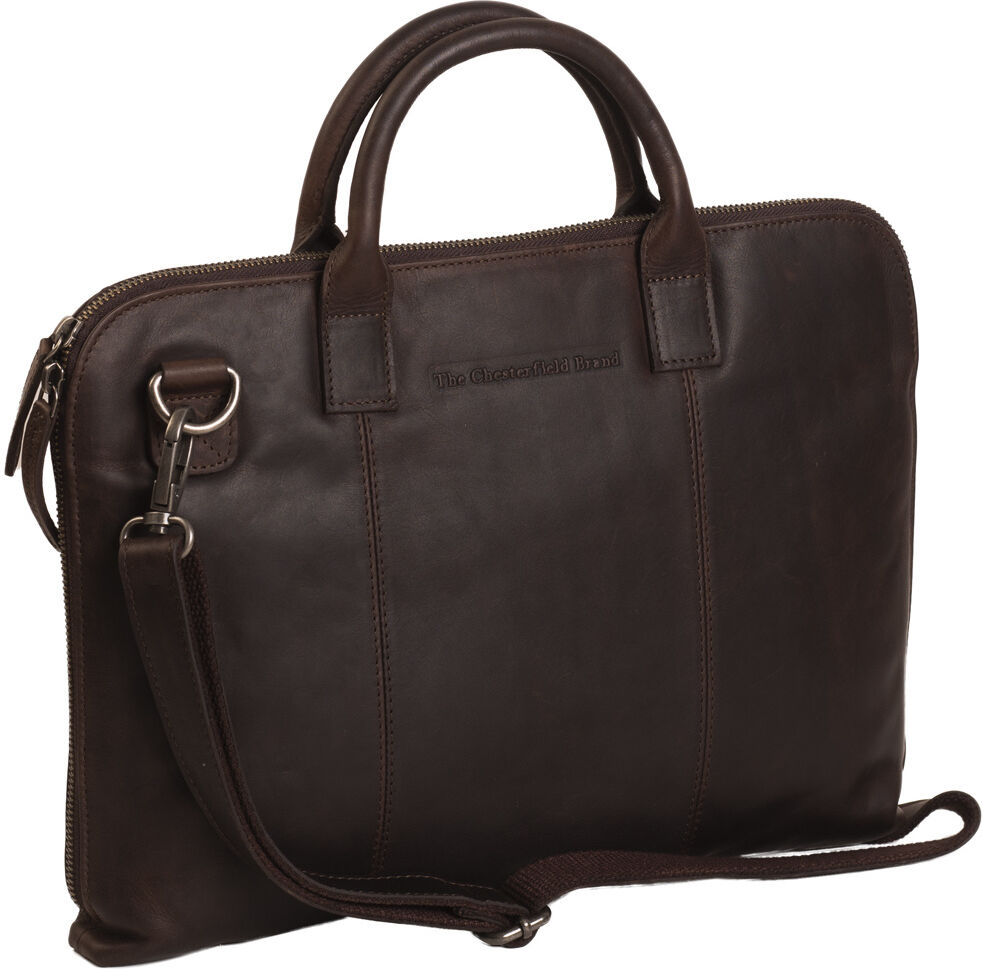 Chesterfield Harvey lederen tas Bruin voor 13 inch laptops