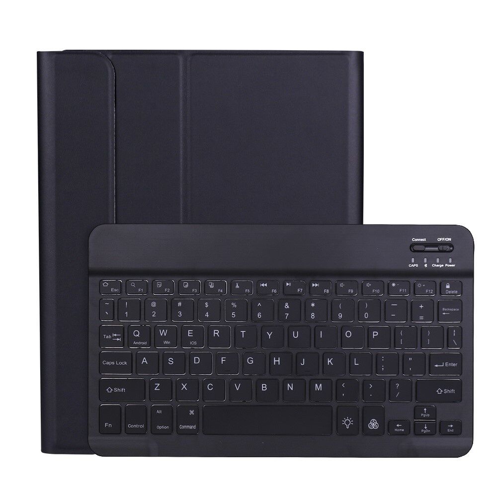 Lunso Afneembare Keyboard hoes (verlicht) Zwart voor de Apple iPad Pro 11 inch (2020)