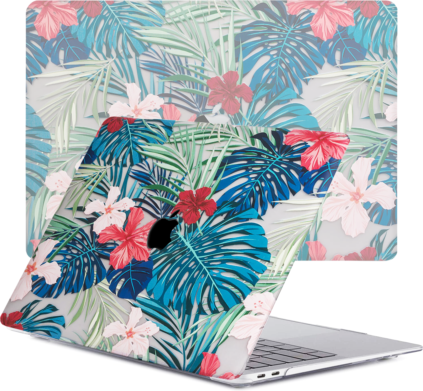 Lunso Tropical Rood cover hoes voor de MacBook Air 13 inch (2020)