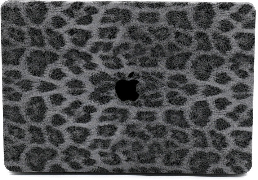 Lunso Leopard Pattern White cover hoes voor de MacBook Air 13 inch (2018-2019)