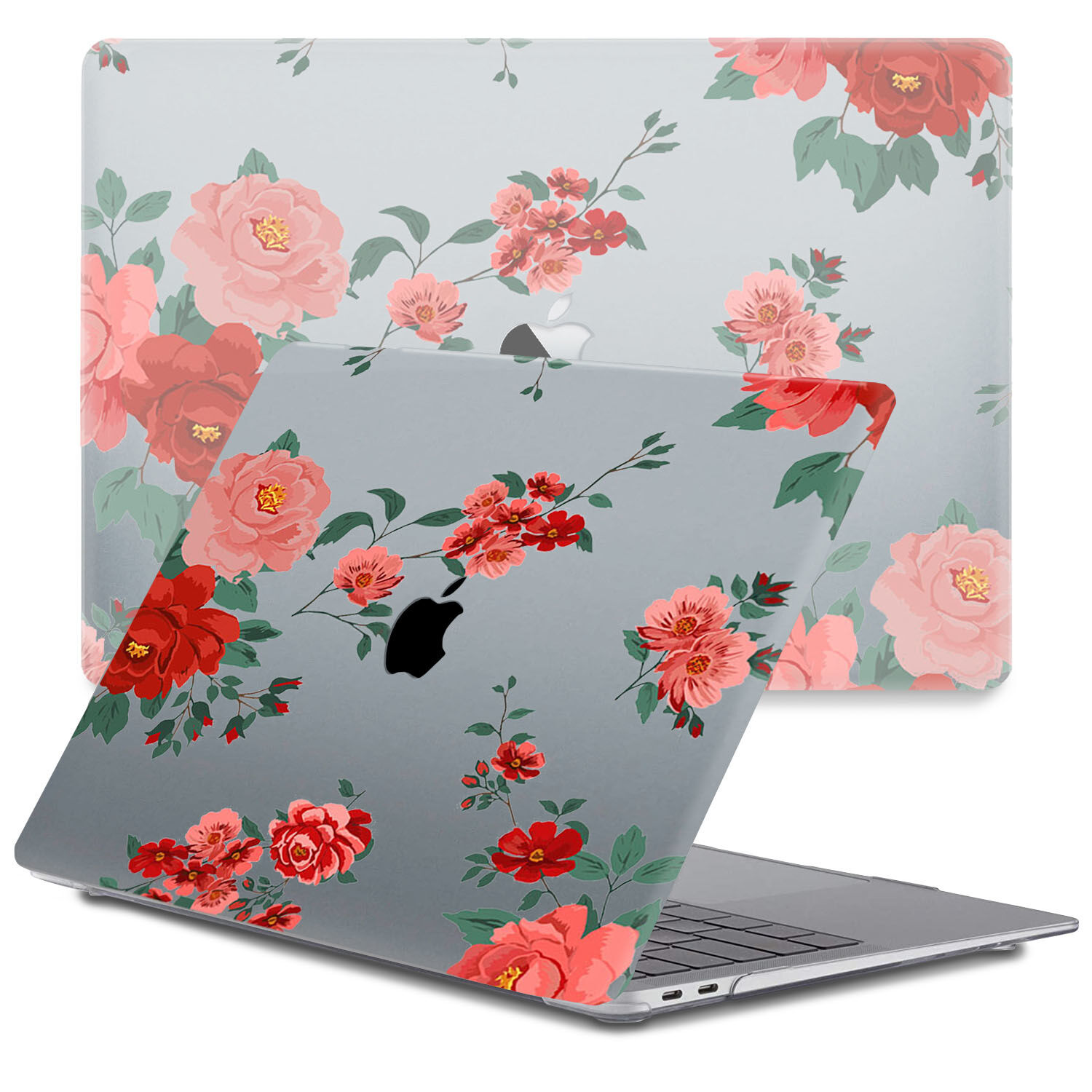 Lunso Red Roses cover hoes voor de MacBook Air 13 inch (2020)