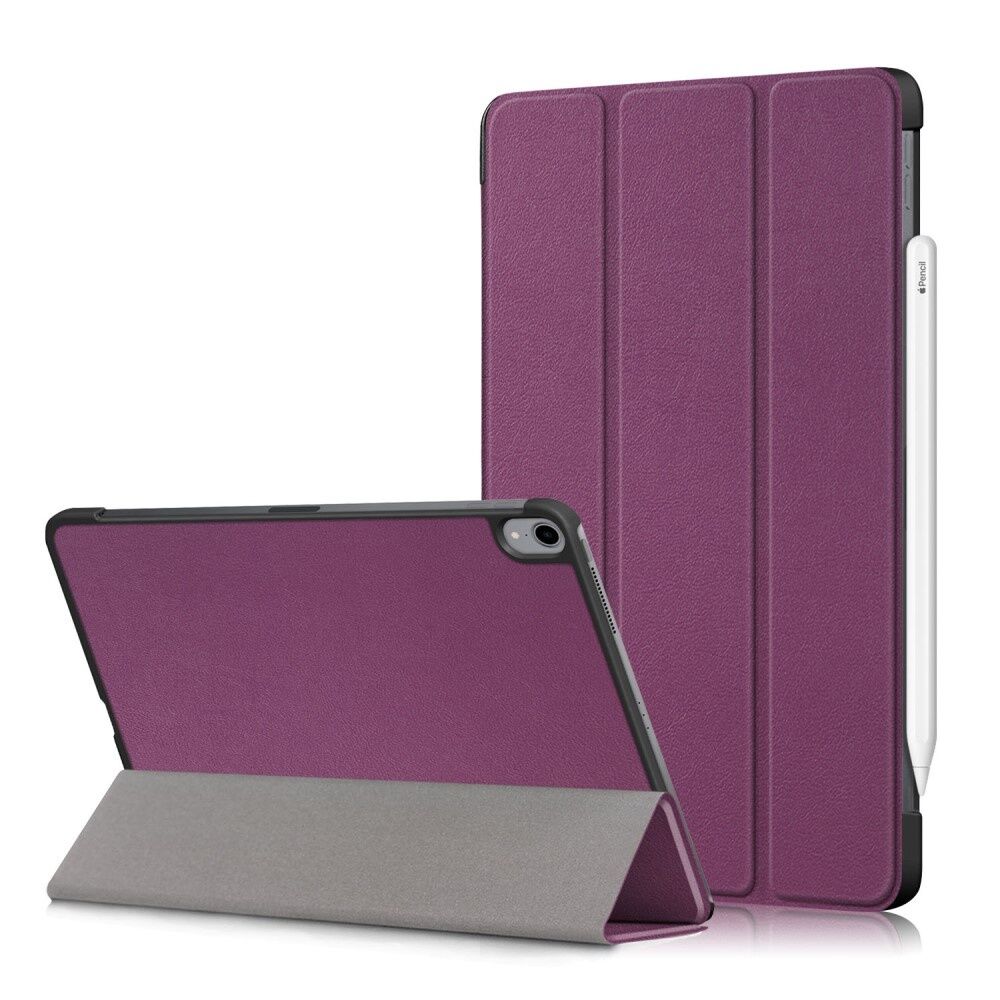 Lunso 3-Vouw sleepcover hoes Paars voor de iPad Air (2020) 10.9 inch